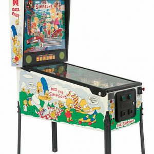The Simpsons Pinball Machine by Data East - 1990