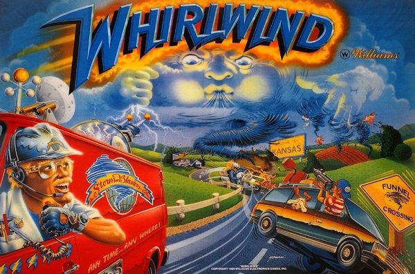Whirlwind Pinball Machine by Williams - 1990 - Image 2