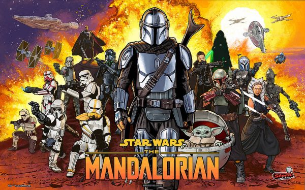 Star Wars: The Mandalorian Premium Pinball Machine by Stern - 2021 - Image 5