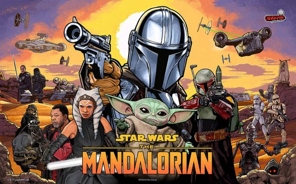 Star Wars: The Mandalorian Pro Pinball Machine by Stern - 2021 - Image 5