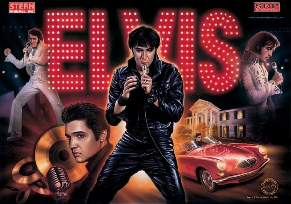Elvis Pinball Machine by Stern - 2004